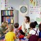 “I’m Glad You’re Here” Classroom Wall Banner – Inspirational Earth Theme Canvas Hanging Pennant Sign, Positive Affirmation Teacher Decor for Classroom, Office, Counseling & Reading Corner (15.4” x 11”)